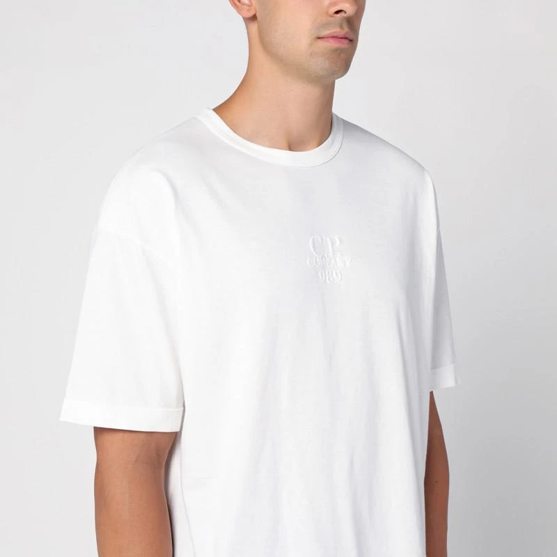 C.P. Company White cotton crew-neck t-shirt 4