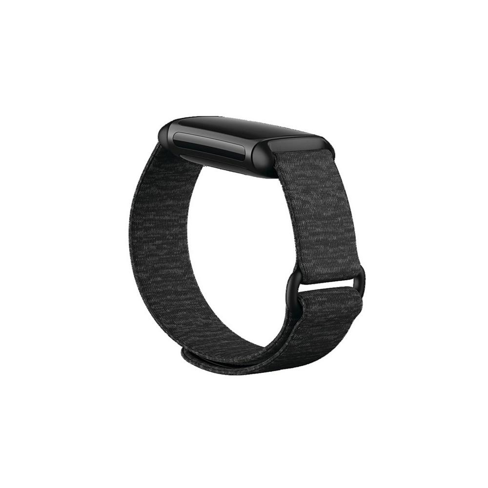 Fitbit Charge 5 Charcoal Nylon and Polyester Hook and Loop Band, Large