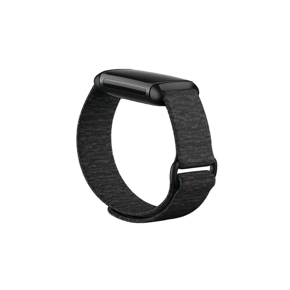 Fitbit Charge 5 Charcoal Nylon and Polyester Hook and Loop Band, Large 2