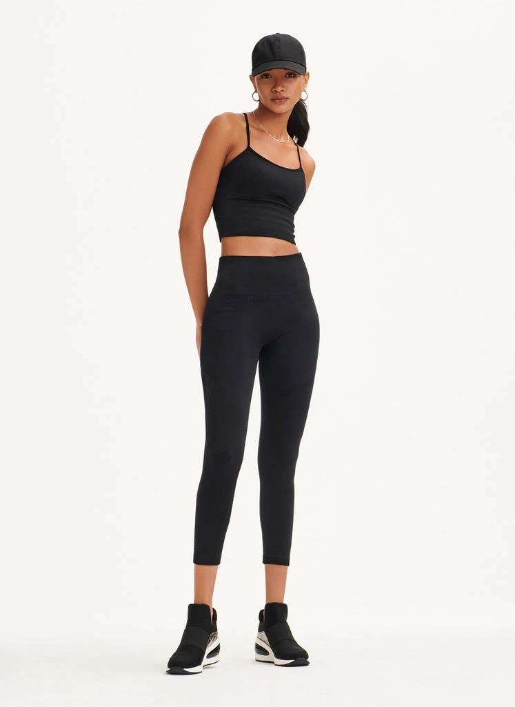 DKNY Rib Knit High Waisted Seamless Legging 2