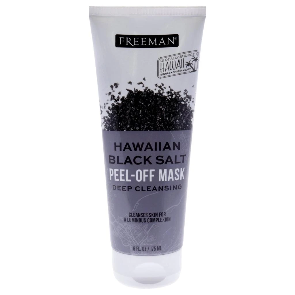 Freeman Hawaiian Black Salt Peel-Off Mask Deep Cleansing by  for Unisex - 6 oz Mask 1