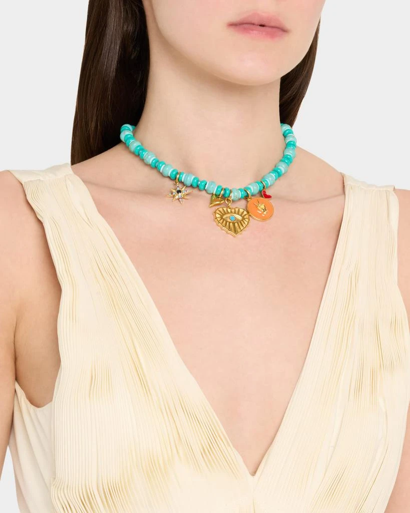 Elizabeth Cole Bellatrix Charm Necklace 2