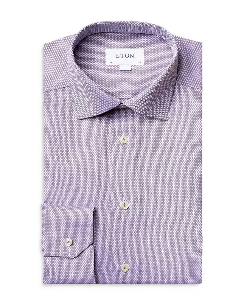 Eton Slim Fit Textured Solid Shirt 6