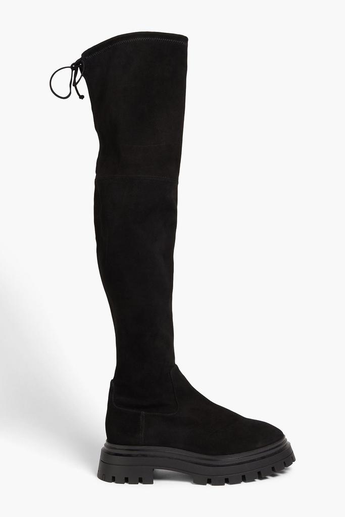 STUART WEITZMAN Bedfordland stretch-suede over-the-knee boots