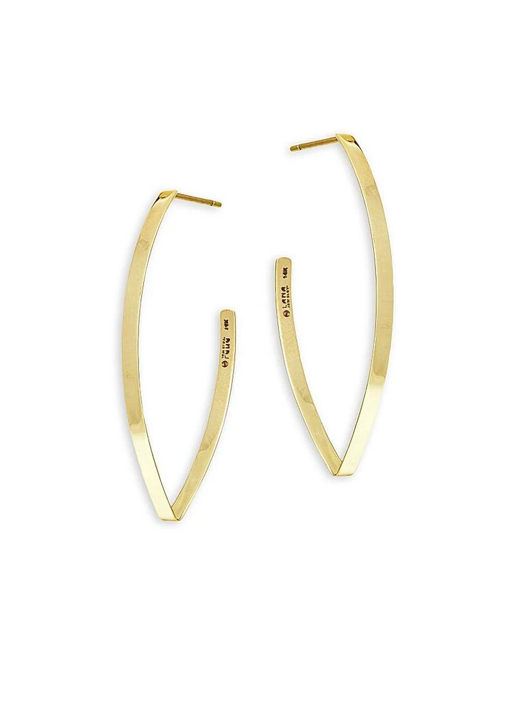 LANA 15-Year Anniversary Small Thick Blake Hoop Earrings 1