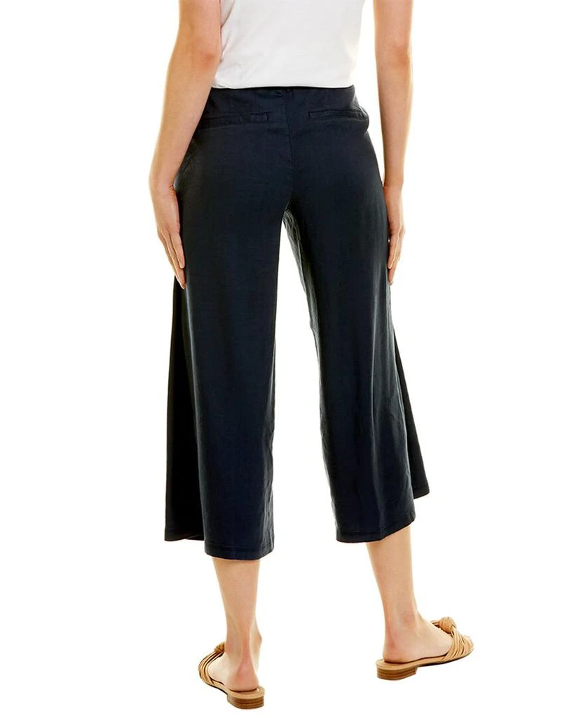 NYDJ Petite Cropped Wide Leg Linen-Blend Pant 2