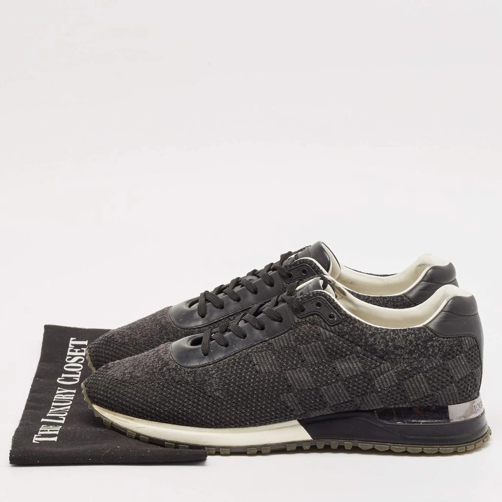 Louis Vuitton Louis Vuitton Black/Grey Fabric and Leather Run Away Low Top Sneakers Size 43 9