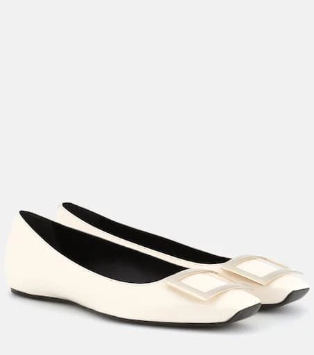 Roger Vivier Trompette patent leather ballet flats 1