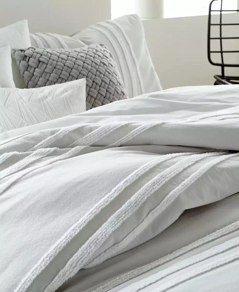 DKNY Chenille Stripe 3-Pc. Comforter Set 5