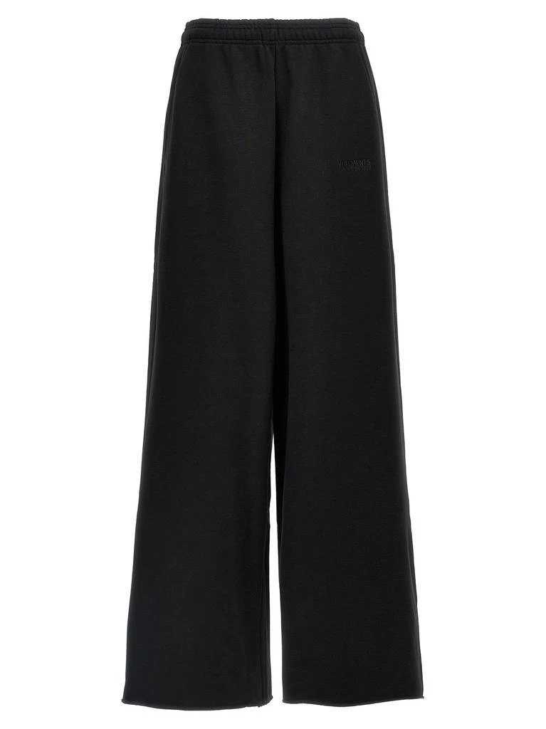 Vetements Vetements Logo Embroidered Wide Leg Pants 1