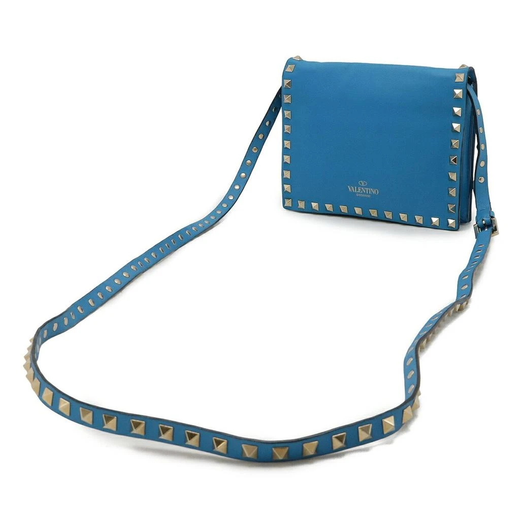 Valentino Leather Clutch Bag Shoulder Bag (Pre-Owned) 2