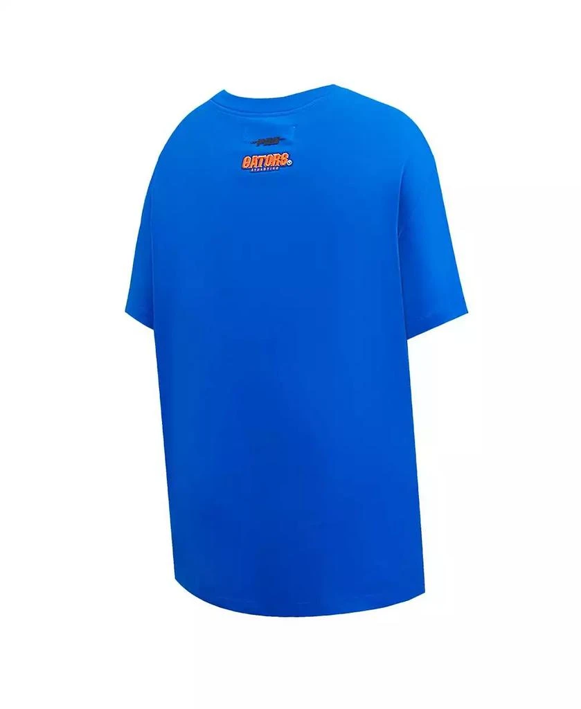 Pro Standard Women's Royal Florida Gators Script Tail Oversized Boyfriend T-Shirt 4
