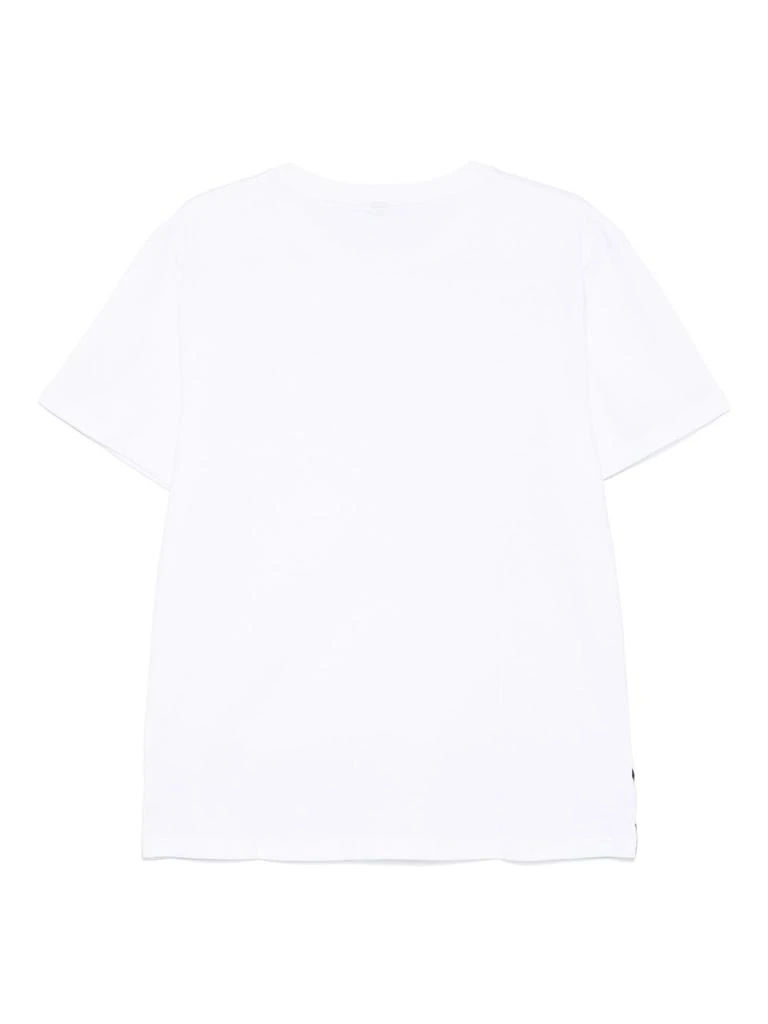 Moschino Graphic White Crew Neck T-Shirt 2