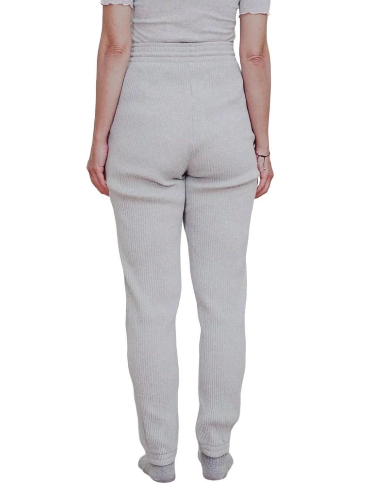 Baserange Rib Sweatpant In Grey Melange 2