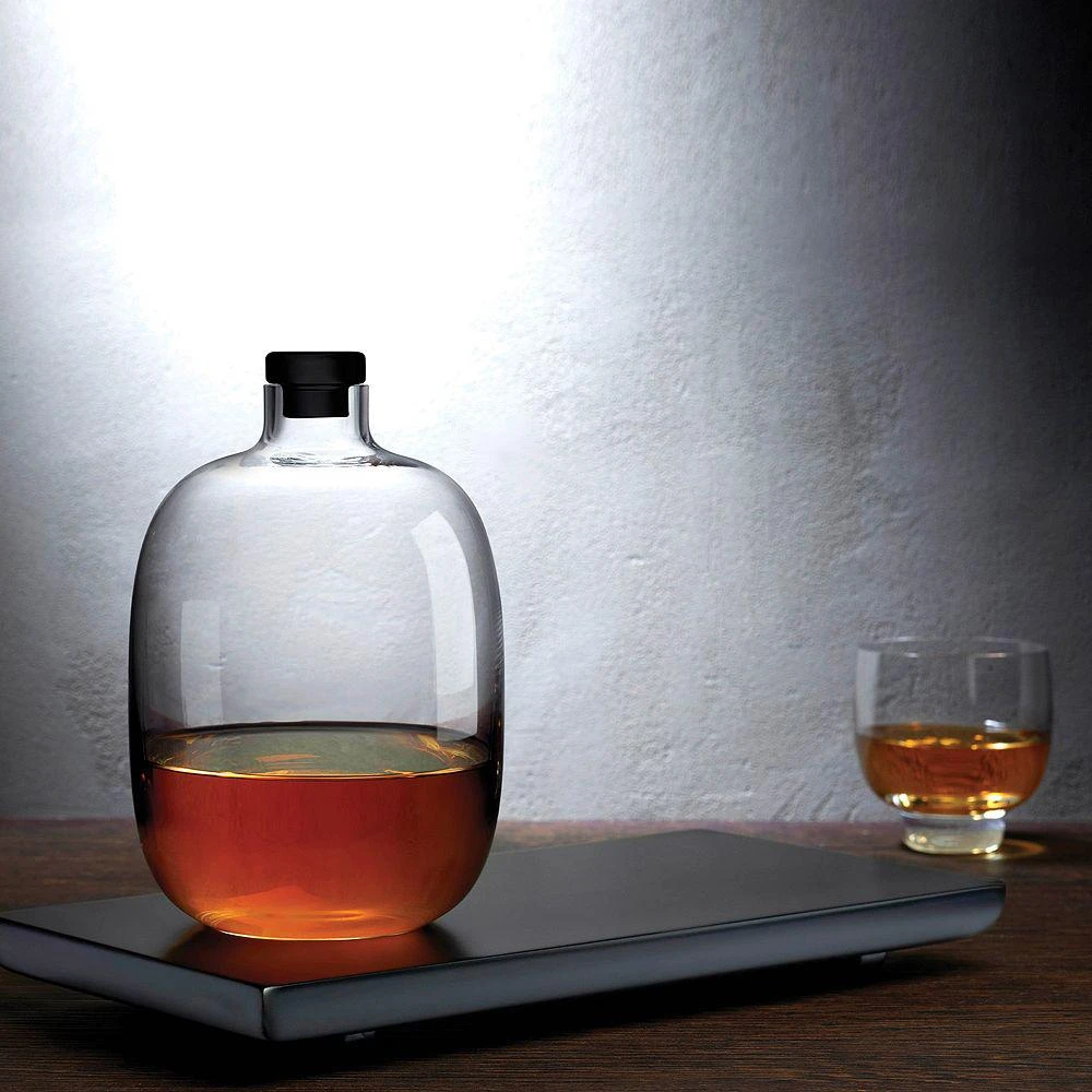 Nude Glass Malt Whisky Bottle 
Tray Set 2