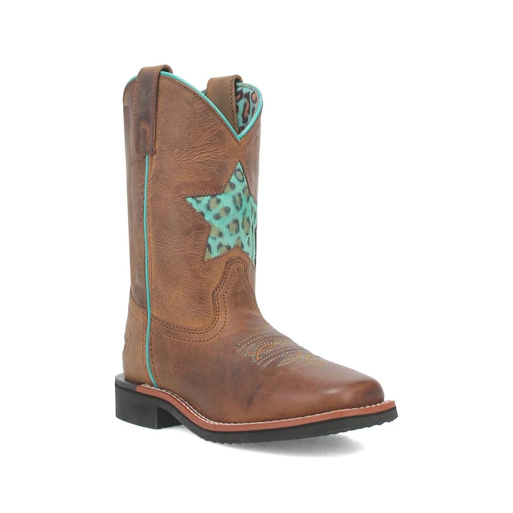Dan Post Boots Starr Square Toe Cowboy Boots (Little Kid-Big Kid) 2