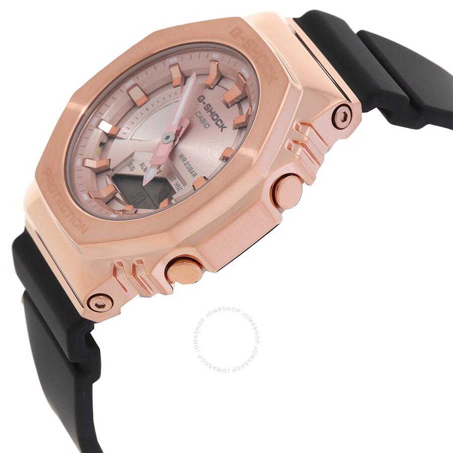 Casio G-Shock Quartz Analog-Digital Rose Gold Dial Ladies Watch GM-S2100PG-1A4