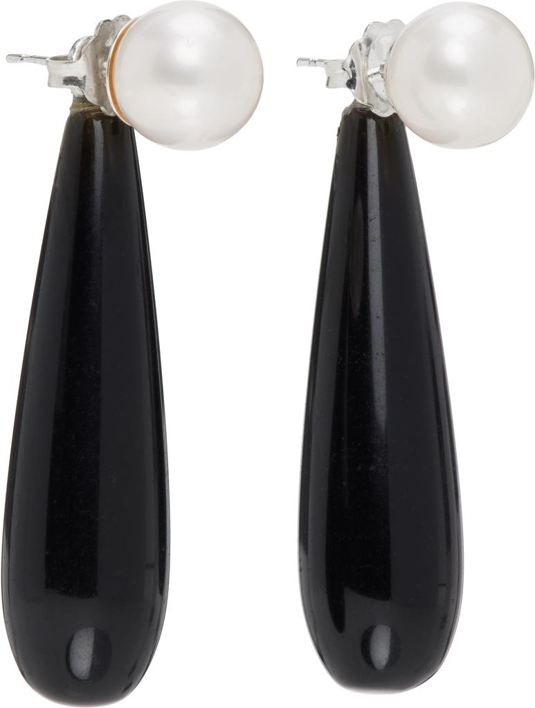 Sophie Buhai White Small Angelyne Earrings