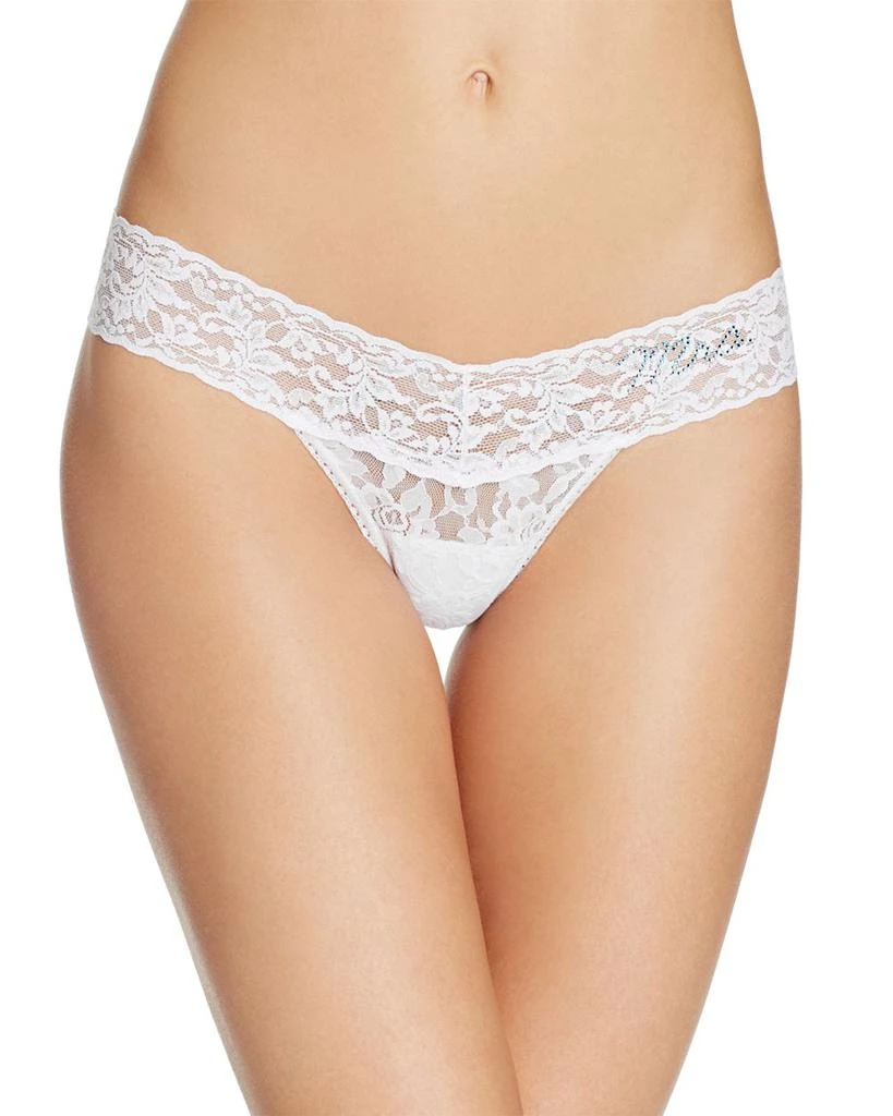 Hanky Panky Mrs. Signature Lace Low Rise Thong 1
