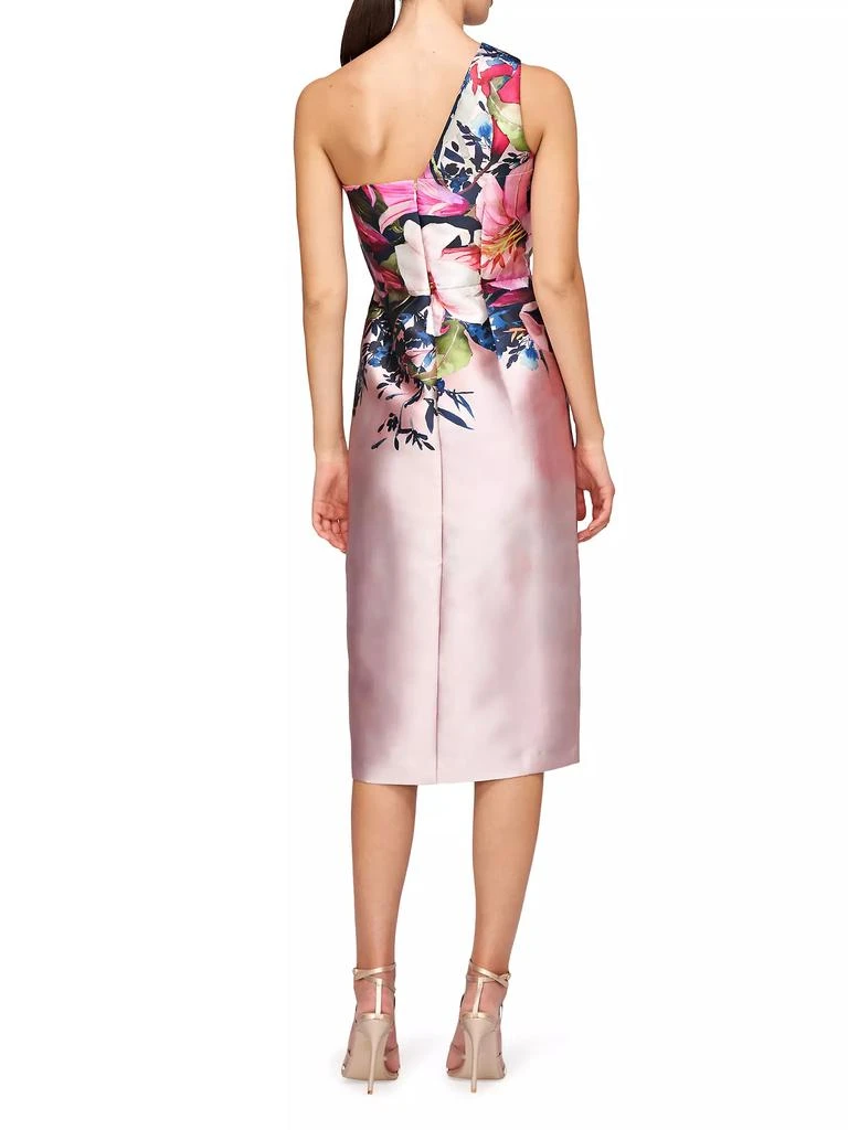 Kay Unger Dariana Lily Watercolor Cocktail Dress 3