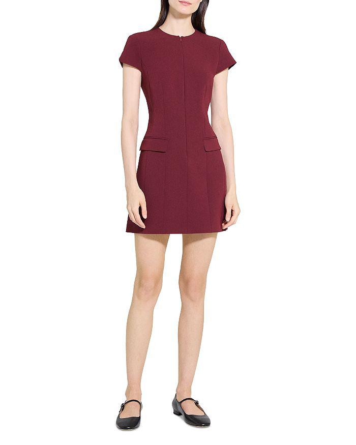 Theory Tailored Zip Front Dress