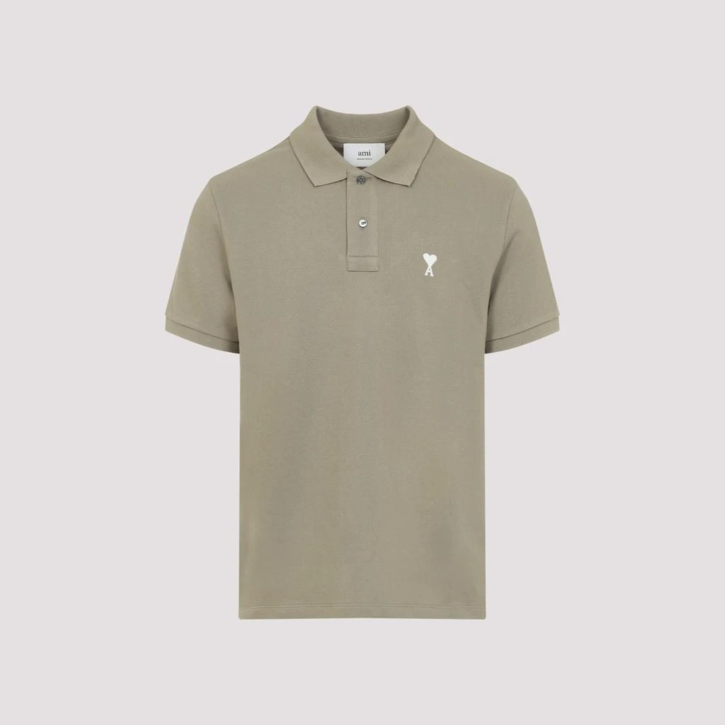 AMI Polo De Coeur Ecru Shirt 1