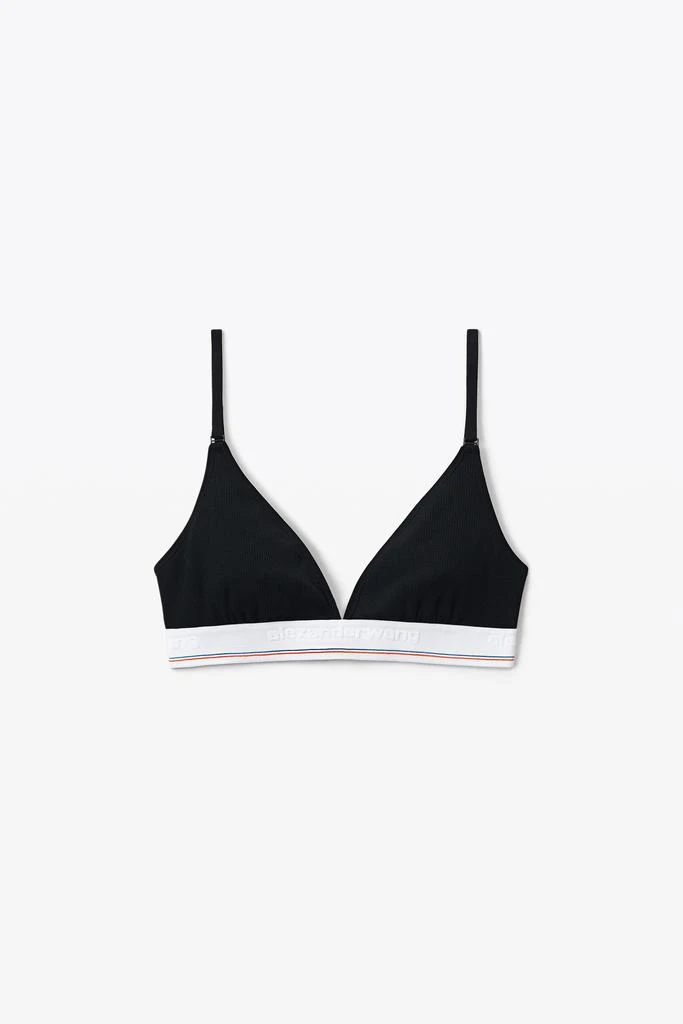 Alexander Wang Bralette in Ribbed Jersey 2