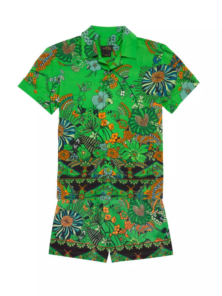 Camilla Little Boy's & Boy's Good Vibes Short-Sleeve Shirt