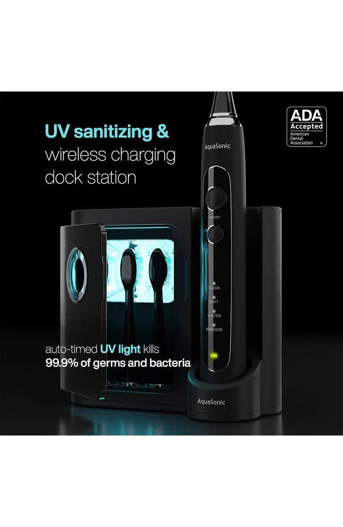 AquaSonic Black Series Pro Ultrasonic Whitening Toothbrush 6