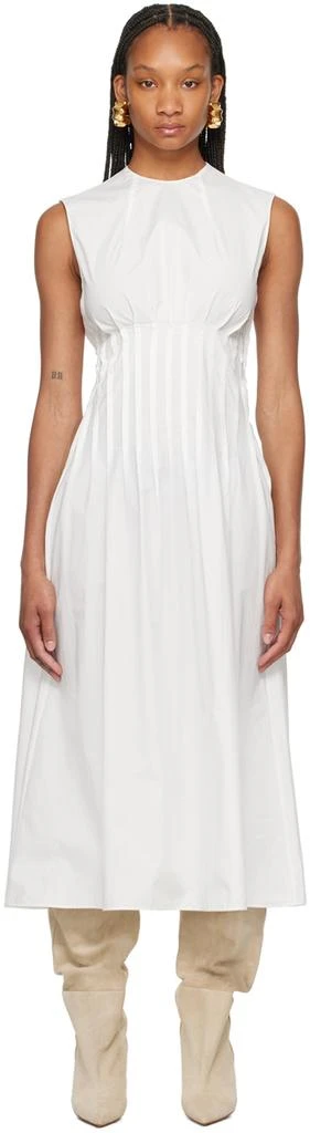 Khaite White 'The Wes' Maxi Dress 1