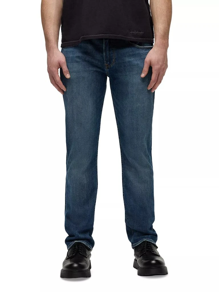 Hudson Byron Stretch Straight-Leg Jeans 4
