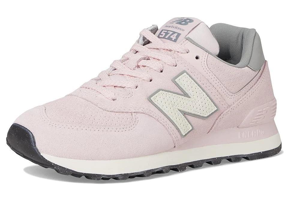 New Balance 574 WL574TNP Sneaker Women'sPink Suede Lifestyle Shoes DWA2006