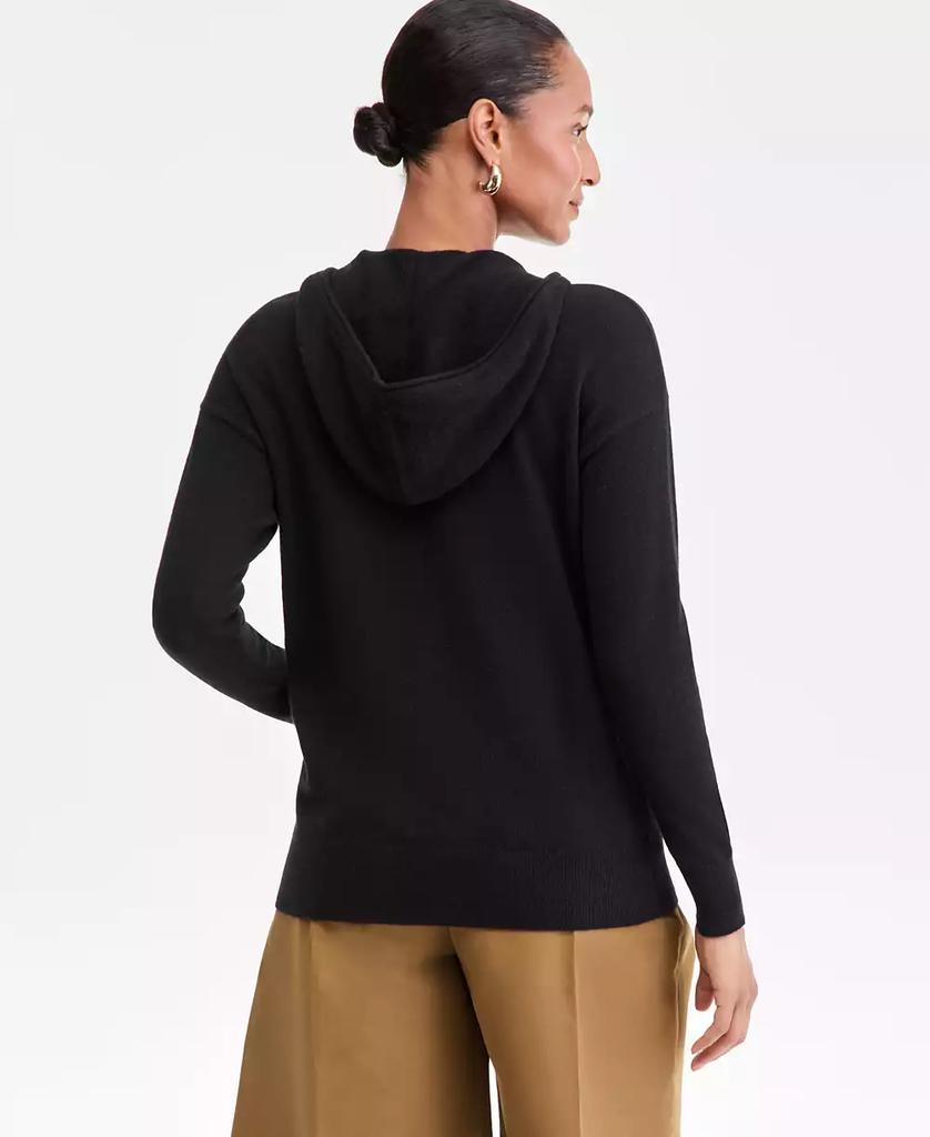 Charter Club Women's 100% Cashmere Zip Hoodie, Macy's Exclusive