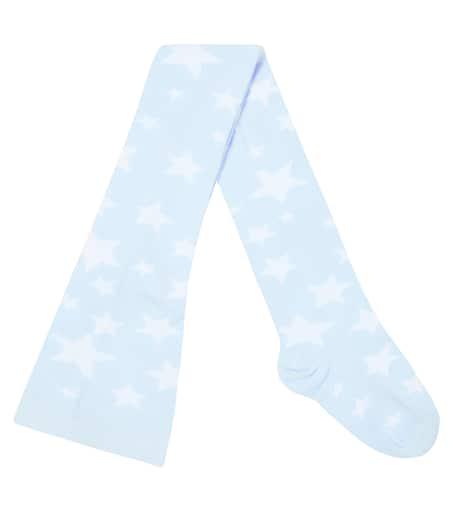 Stella McCartney Printed cotton-blend tights