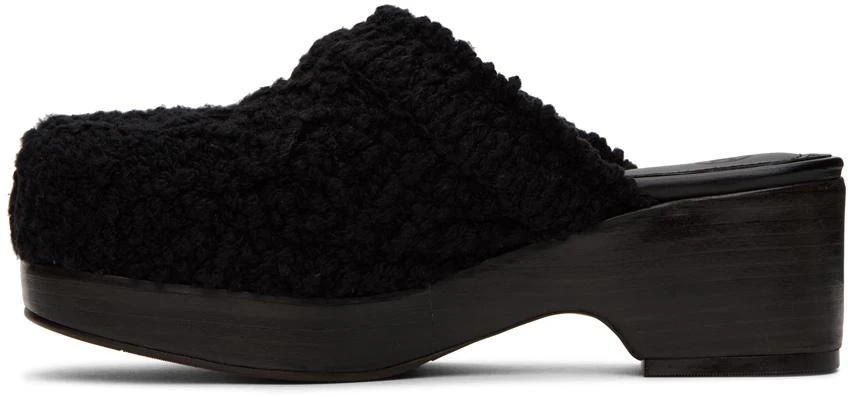 Recto Black Bohemian Clogs 3