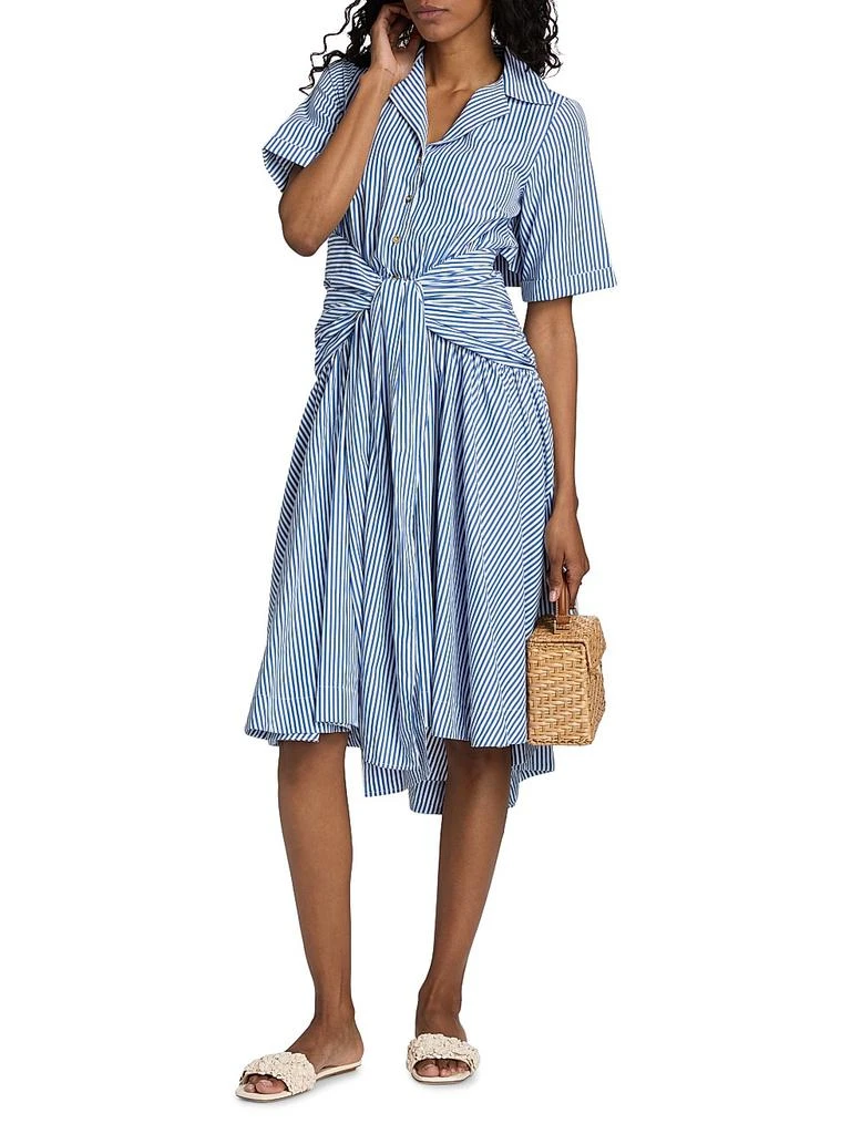 Rosie Assoulin Stripe Tie Shirtdress 2