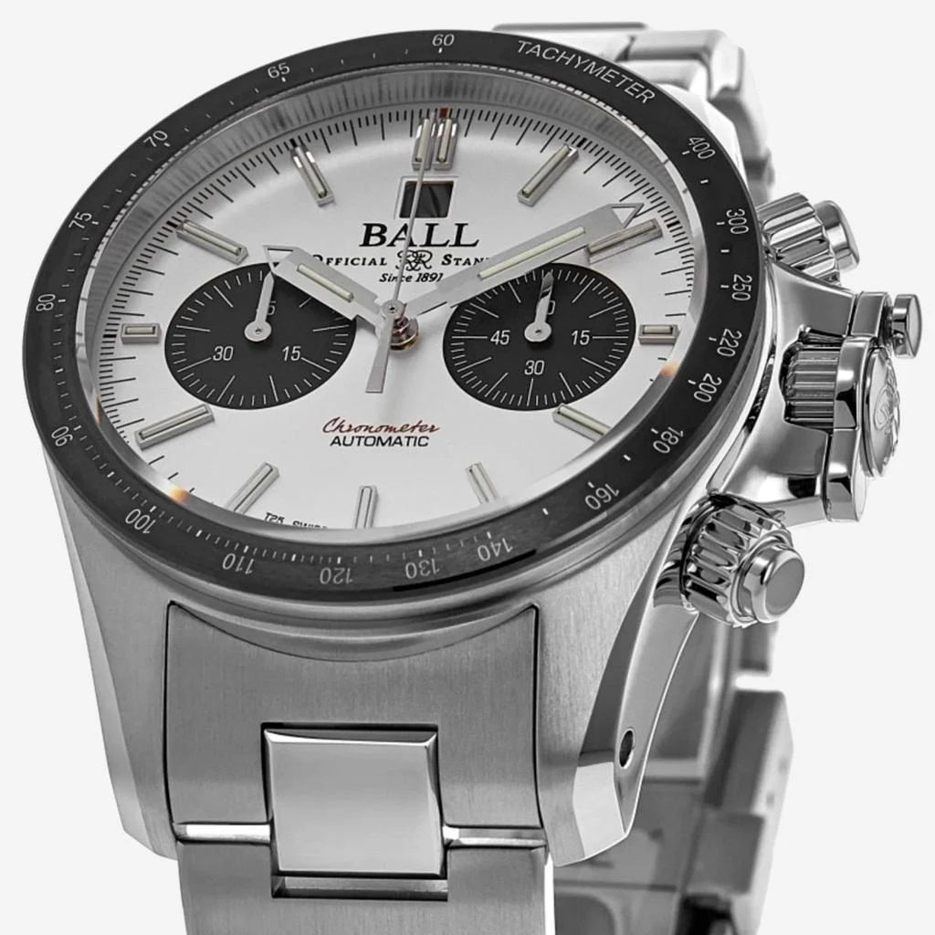 BALL Watch Ball Engineer Hydrocarbon Racer Chronograph Stainless Steel Men's Watch CM2198C-S1CJ-SL 2