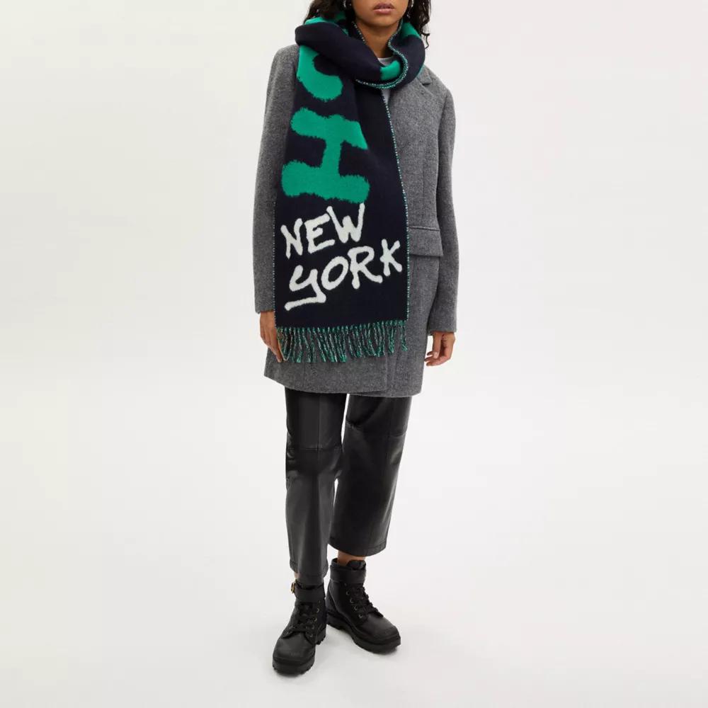 COACH® Coach Graffiti Muffler