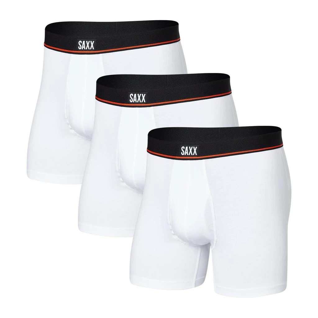 SAXX Non-Stop Stretch Cotton Boxer Brief Fly 3-Pack 1