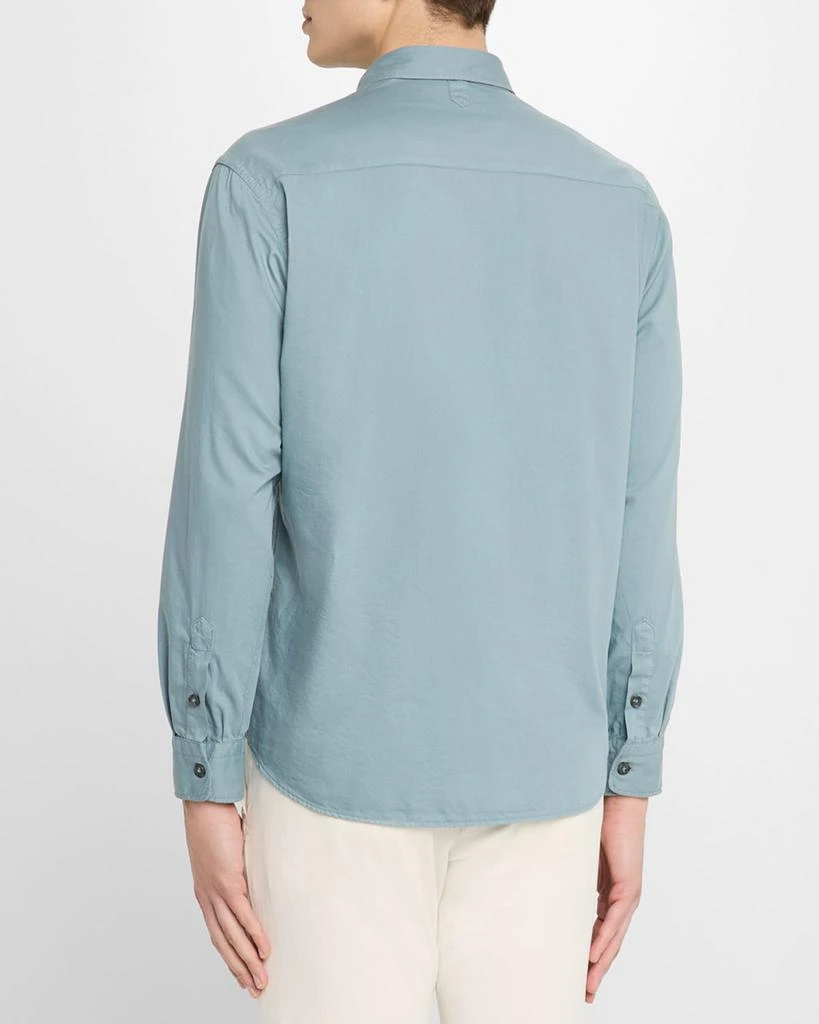 Canali Men's Garment Dyed Casual Button-Down Shirt 3