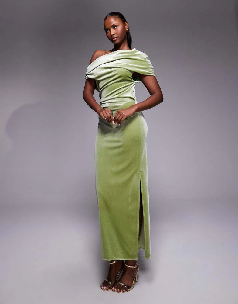 Shop ASOS DESIGN velvet midi dress with fallen shoulder in green on Sale at BeyondStyle Get 60% Off ASOS DESIGN velvet midi dress with fallen shoulder in green with Limited-Time Flash Shop ASOS DESIGN velvet midi dress with fallen shoulder in green on Sale at BeyondStyle Get 60% Off ASOS DESIGN velvet midi dress with fallen shoulder in green with Limited-Time Flash