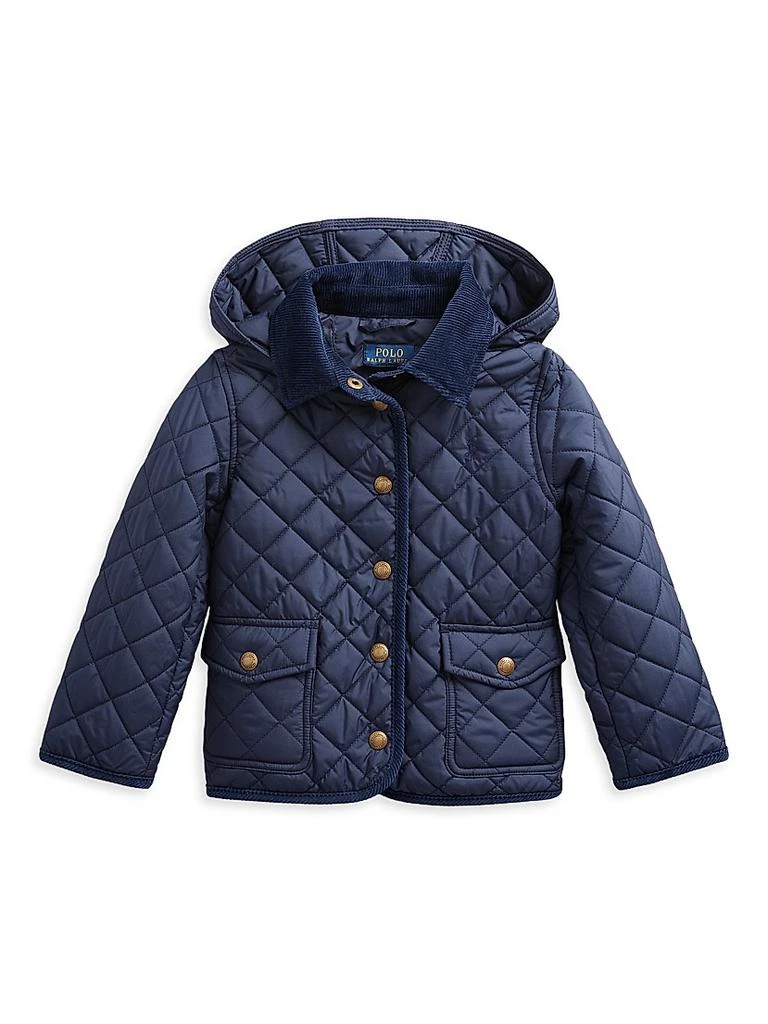 Ralph Lauren Little Girl's & Girl's Quilted Hooded Jacket