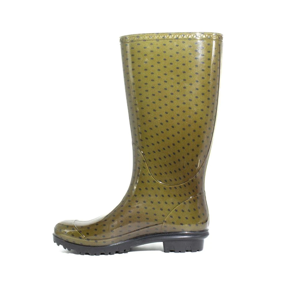 Gameday Boots University of Wyoming Polka Dot Round Toe Rain Boots 3