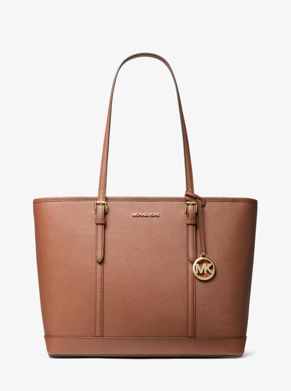 michael_kors Jet Set Travel Large Saffiano Leather Tote Bag