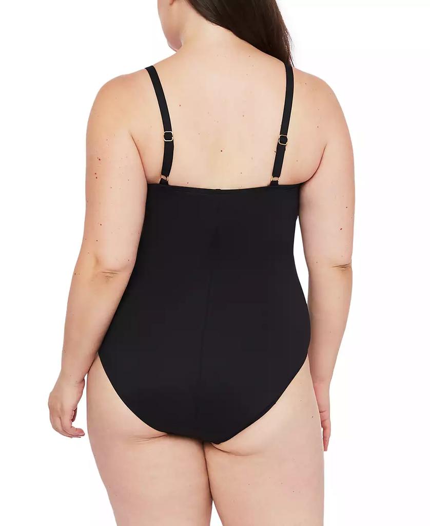 La Blanca Plus Island Goddess Plus Lingerie Mio Tummy Control One-Piece Swimsuit