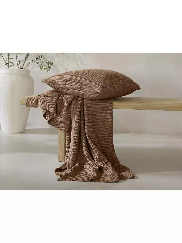 Coyuchi Avalon Organic Knit Decorative Pillow Cover 2