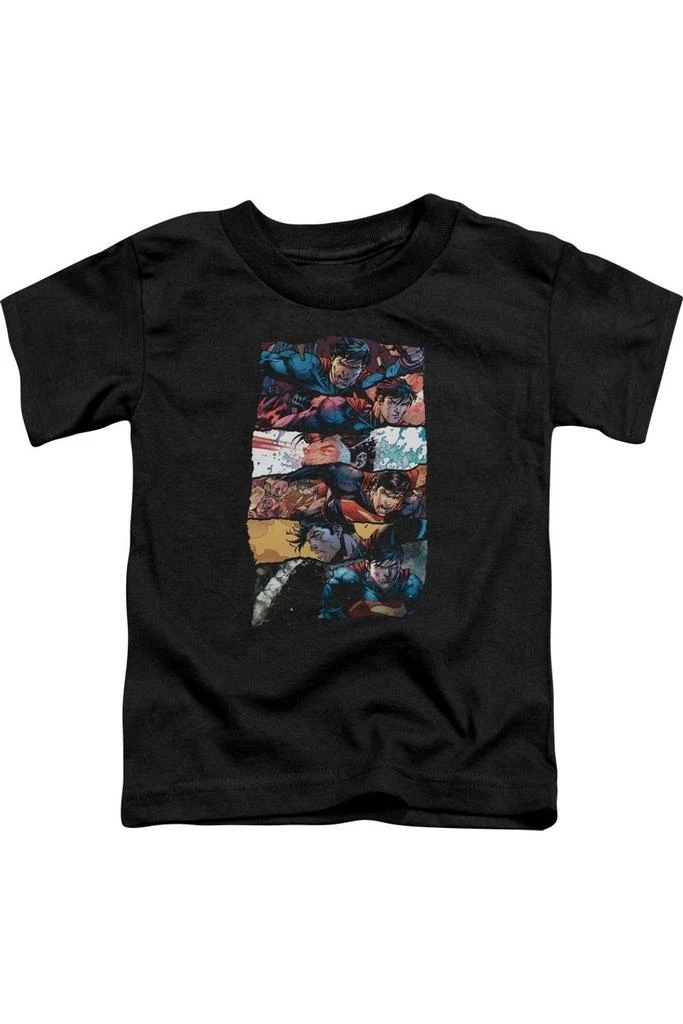 Gildan Superman Torn Collage Short Sleeve Toddler Tee / T-Shirt 1