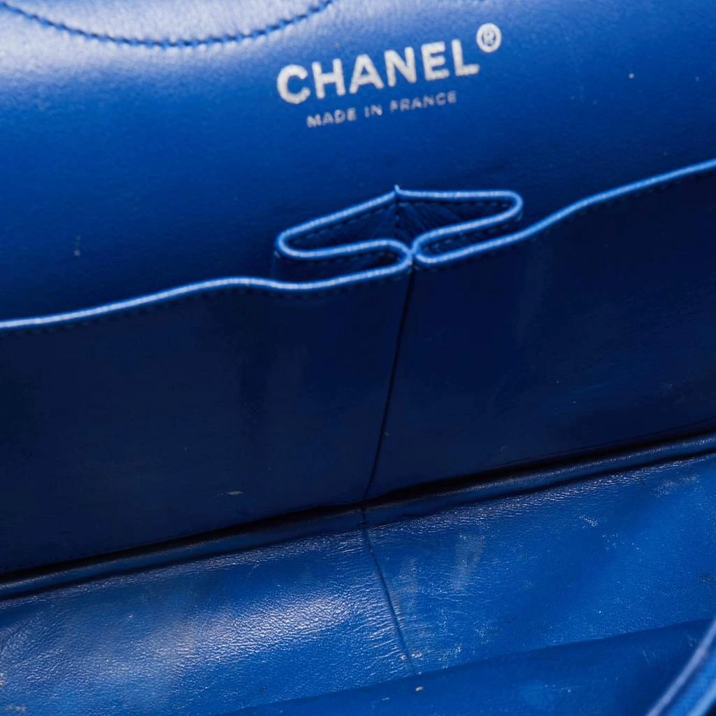 Chanel Chanel Blue Jersey Classic 227 Reissue 2.55 Flap Bag 15