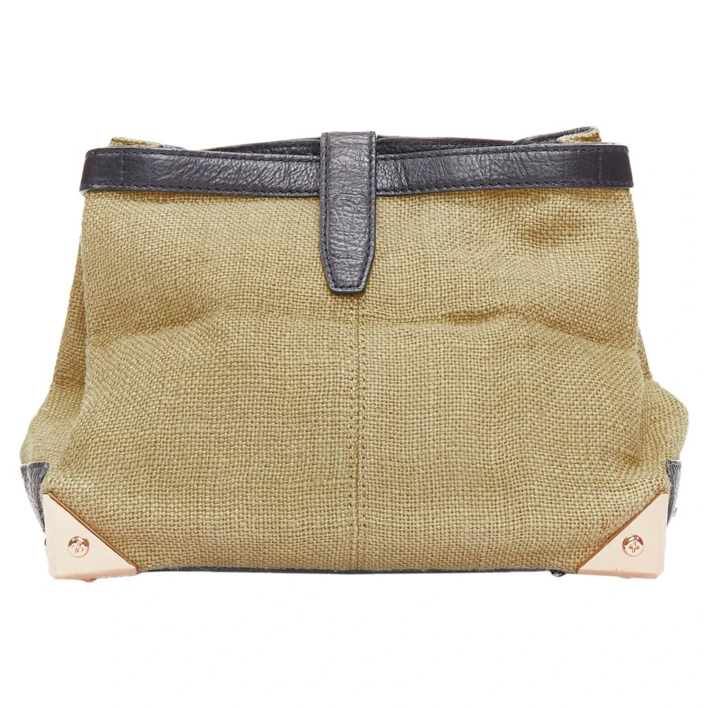 Alexander Wang Alexander Wang Adele Canvas Metal Corner Lunch Clutch Bag 5