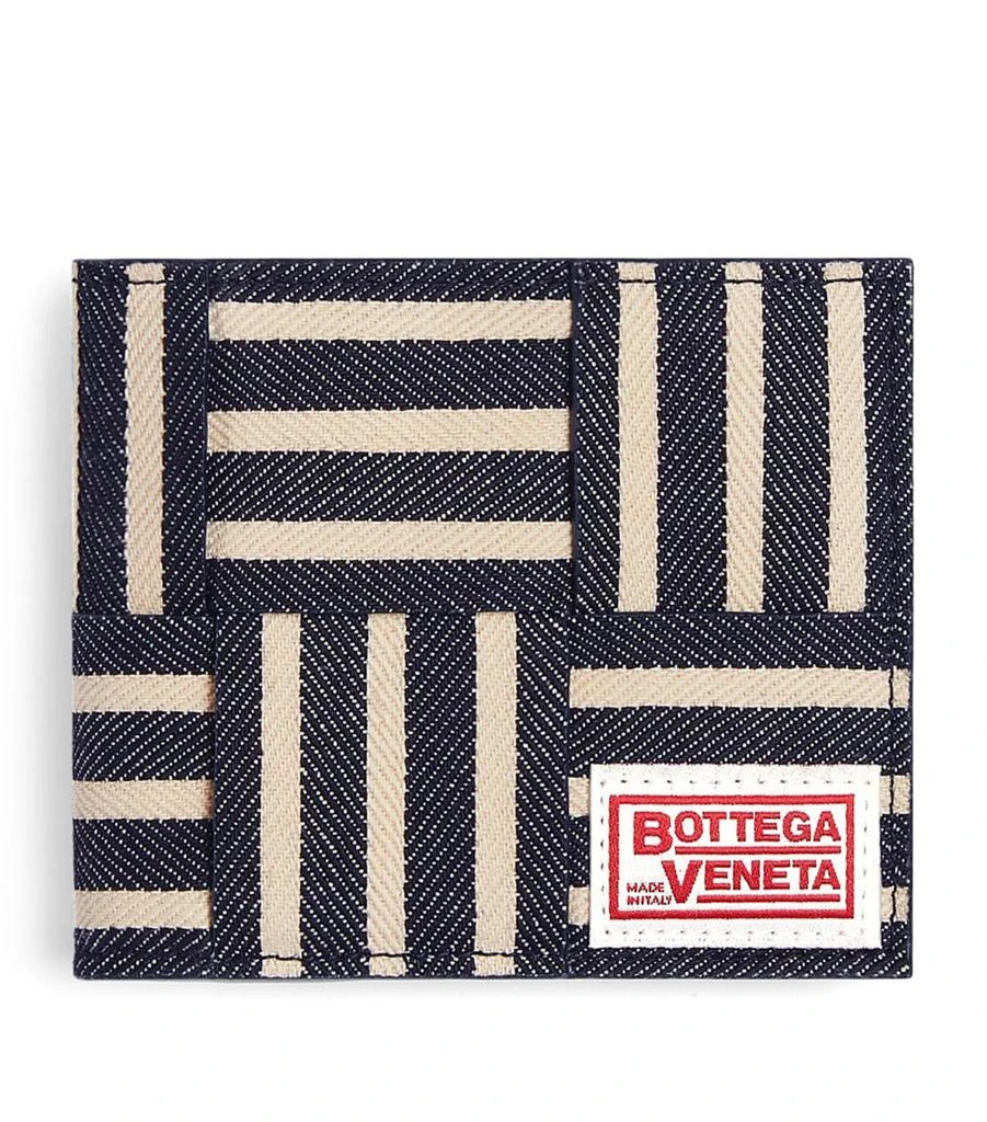 Bottega Veneta Hickory Denim Bi-Fold Wallet 2